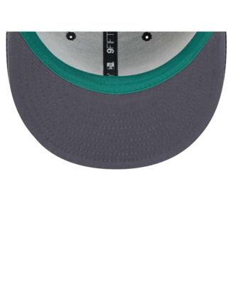 Men's Black New York Jets Midnight Ink Pop Outline 9FIFTY Snapback Hat