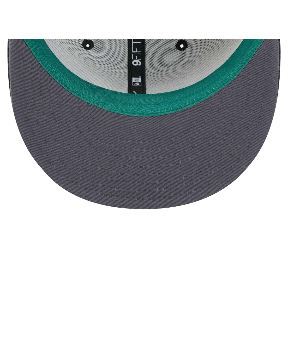 New Era Men's Black New York Jets Midnight Ink Pop Outline 9fifty Snapback Hat In Black