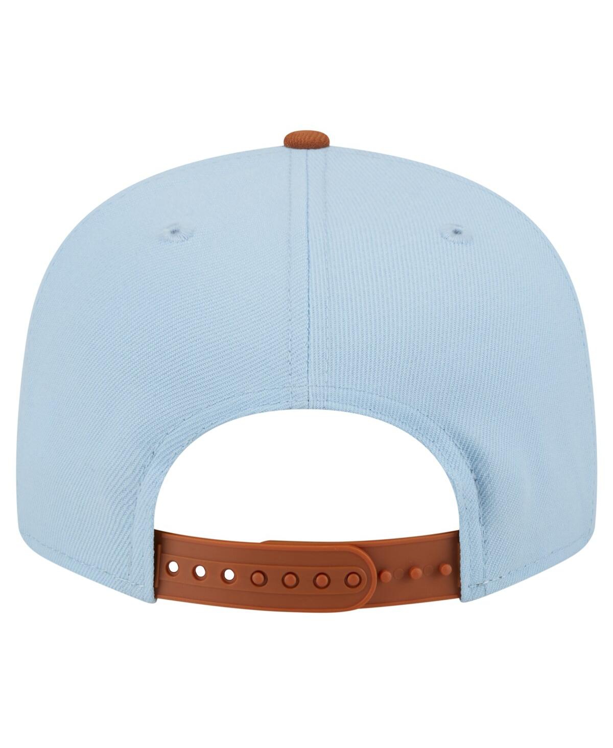 New Era Men's Light Blue Chicago Cubs Spring Color Two-tone 9fifty Snapback Hat In Light Blue