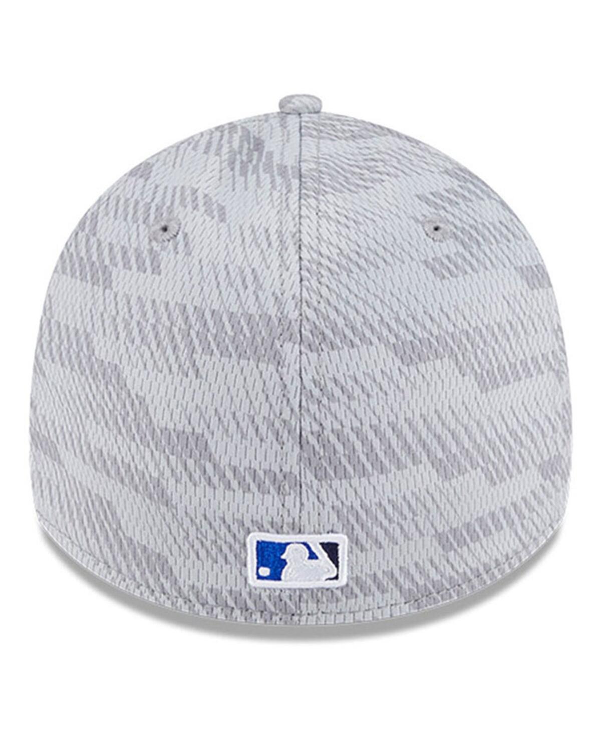 NEW ERA MEN'S GRAY TORONTO BLUE JAYS 2025 MLB CLUBHOUSE 39THIRTY FLEX HAT 