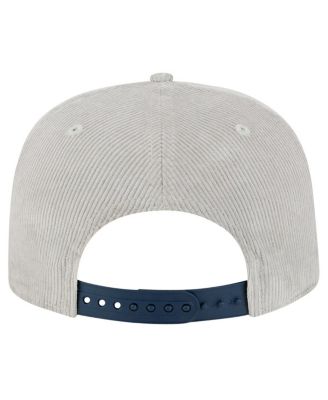Men's Gray New York Yankees Corduroy Golfer Snapback Hat