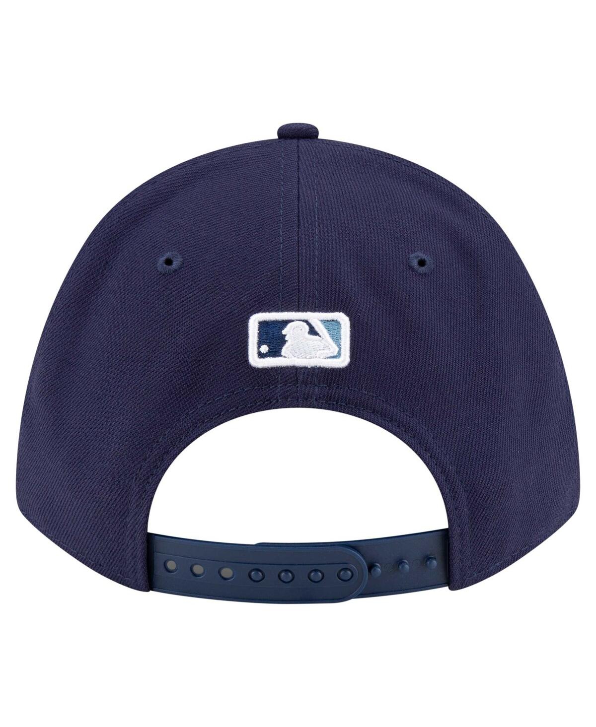 NEW ERA MEN'S NAVY TAMPA BAY RAYS PLAYER REPLICA 9FORTY ADJUSTABLE HAT 