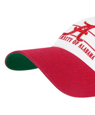 Men's White Alabama Crimson Tide Gridiron Clean Up Adjustable Hat