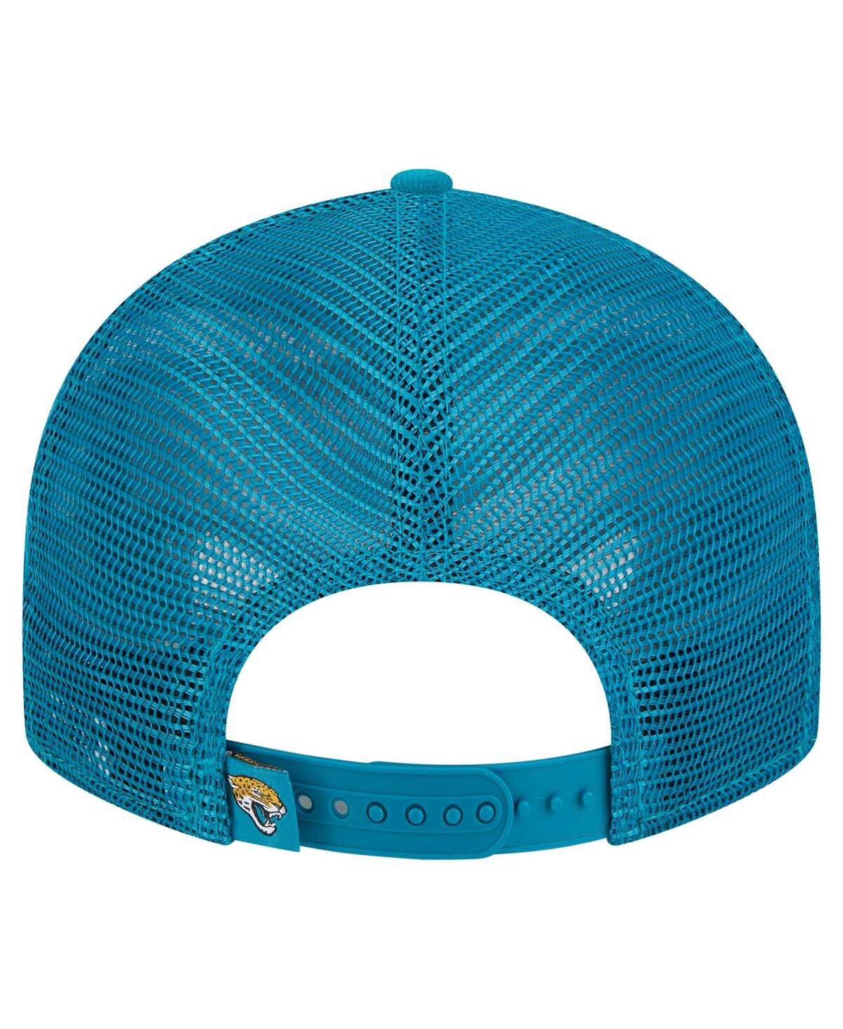 NEW ERA MEN'S TEAL JACKSONVILLE JAGUARS LOW PROFILE 9FIFTY SNAPBACK HAT 