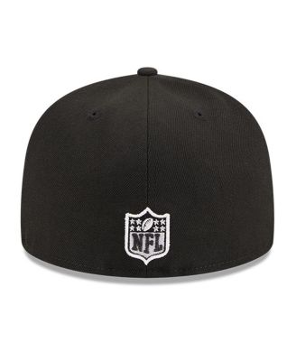 Men's Black Cincinnati Bengals Main Patch 59FIFTY Fitted Hat