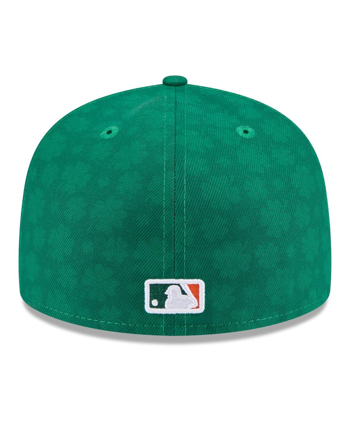 New Era Men's Kelly Green Houston Astros St. Patrick's Day 59fifty Fitted Hat In Kelly Green
