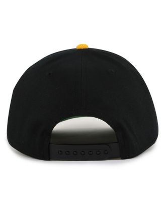 Men's Black/Gold Boston Bruins Burnett Adjustable Hat