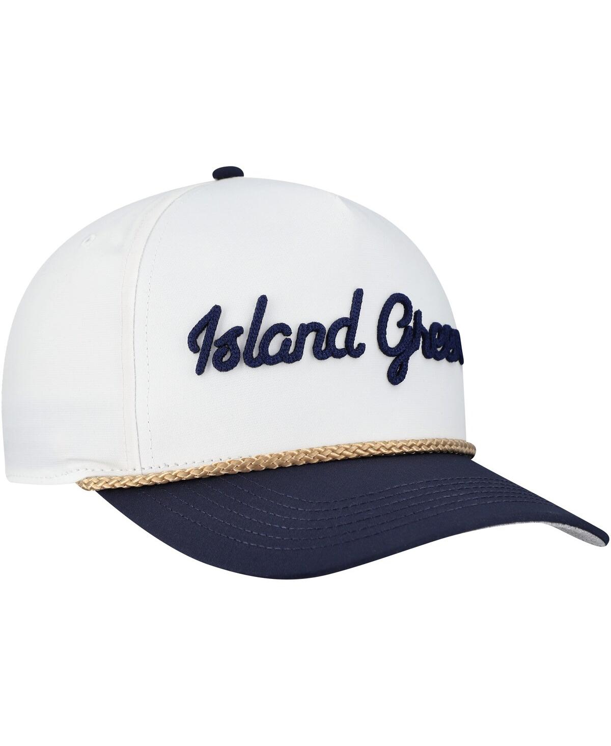 Shop Barstool Golf Men's White The Players Island Green Rope Adjustable Hat