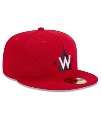 Men's Red Washington Nationals 2025 MLB Clubhouse 59FIFTY Fitted Hat