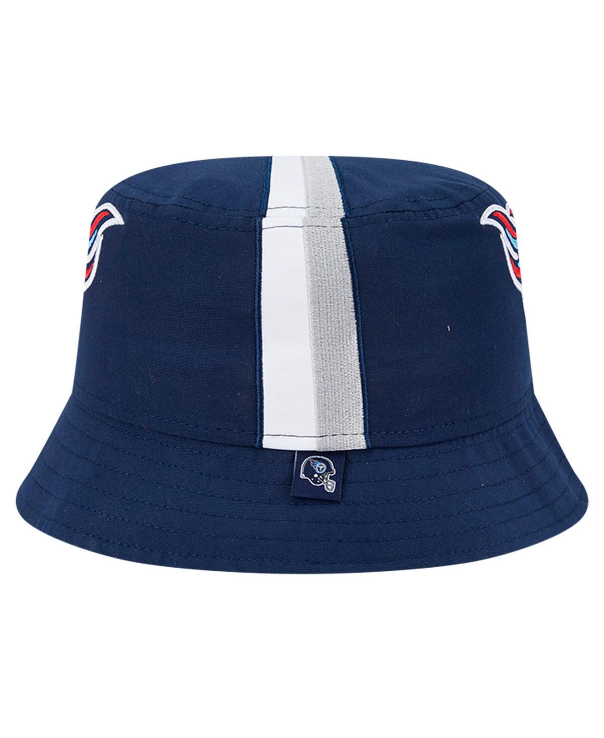 New Era Men's Navy Tennessee Titans Helmet Bucket Hat In Navy