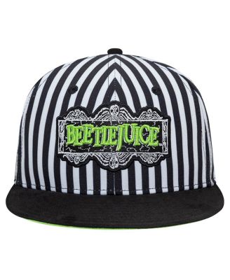 Men's Black Beetlejuice Green Piping 9FORTY Adjustable Hat