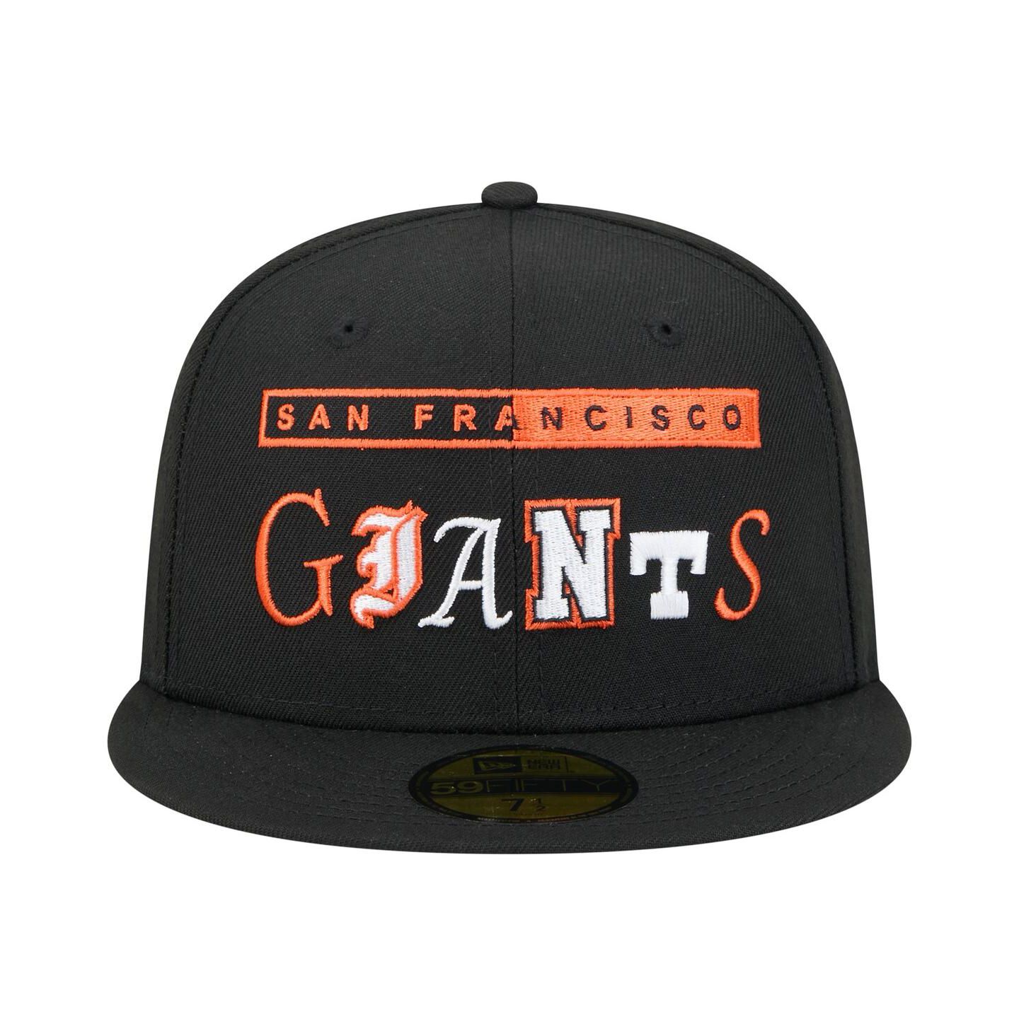 Мужская кепка New Era Black San Francisco Giants Ransom 59FIFTY Fitted Hat — фото 5
