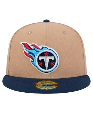 Men's Tan Tennessee Titans Logo Main 59FIFTY Fitted Hat