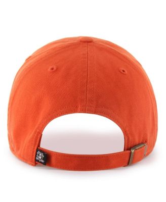 Men's Orange Anaheim Ducks Core Logo Clean Up Adjustable Hat