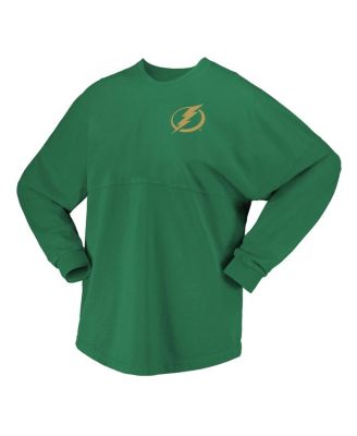 Women's Kelly Green Tampa Bay Lightning St. Patrick's Day Spirit Jersey T-Shirt