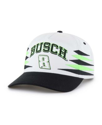 '47 Brand - Men's White Kyle Busch Diamond Cut Hitch Adjustable Hat