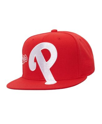 Mitchell & Ness - Men's Red Philadelphia Phillies Big Time Snapback Hat
