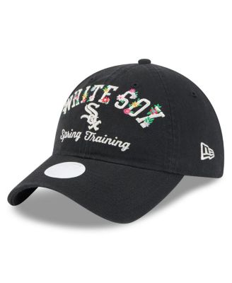 New Era - Women's Black Chicago White Sox 2025 Spring Training Floral 9TWENTY Adjustable Hat