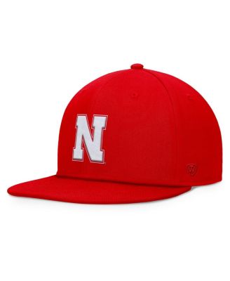 Top of the World - Men's Scarlet Nebraska Huskers Fundamental Snapback Hat