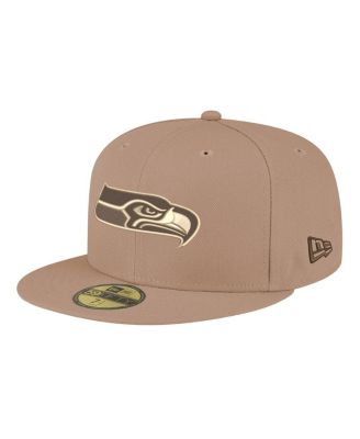 New Era - Men's Tan Seattle Seahawks Candied Pecan 59FIFTY Fitted Hat
