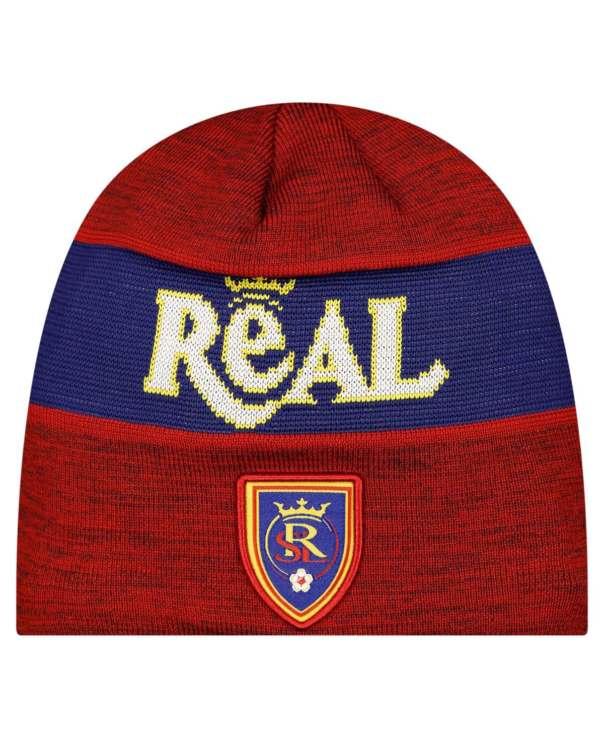 New Era Men's Red Real Salt Lake 2025 Kickoff Beanie Hat In Red