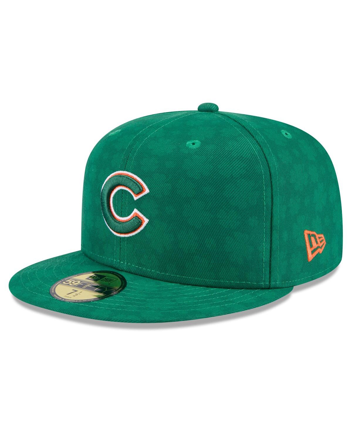 Shop New Era Men's Kelly Green Chicago Cubs St. Patrick's Day 59fifty Fitted Hat