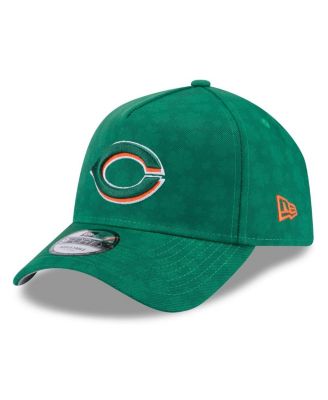New Era - Men's Kelly Green Cincinnati Reds St. Patrick's Day A-Frame 9FORTY Adjustable Hat
