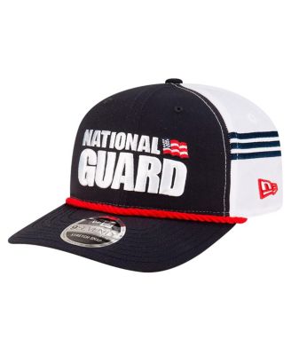New Era - Men's Black/White Dale Earnhardt Jr. National Guard 9SEVENTY Stretch-snap Hat