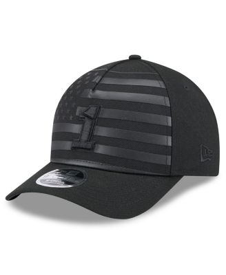 New Era - Men's Black Ross Chastain American Flag 9FORTY M-Crown A-Frame Adjustable Hat