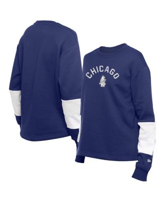 New Era - Women's&nbsp; Navy Chicago Cubs Game Day Color Pullover Sweatshirt