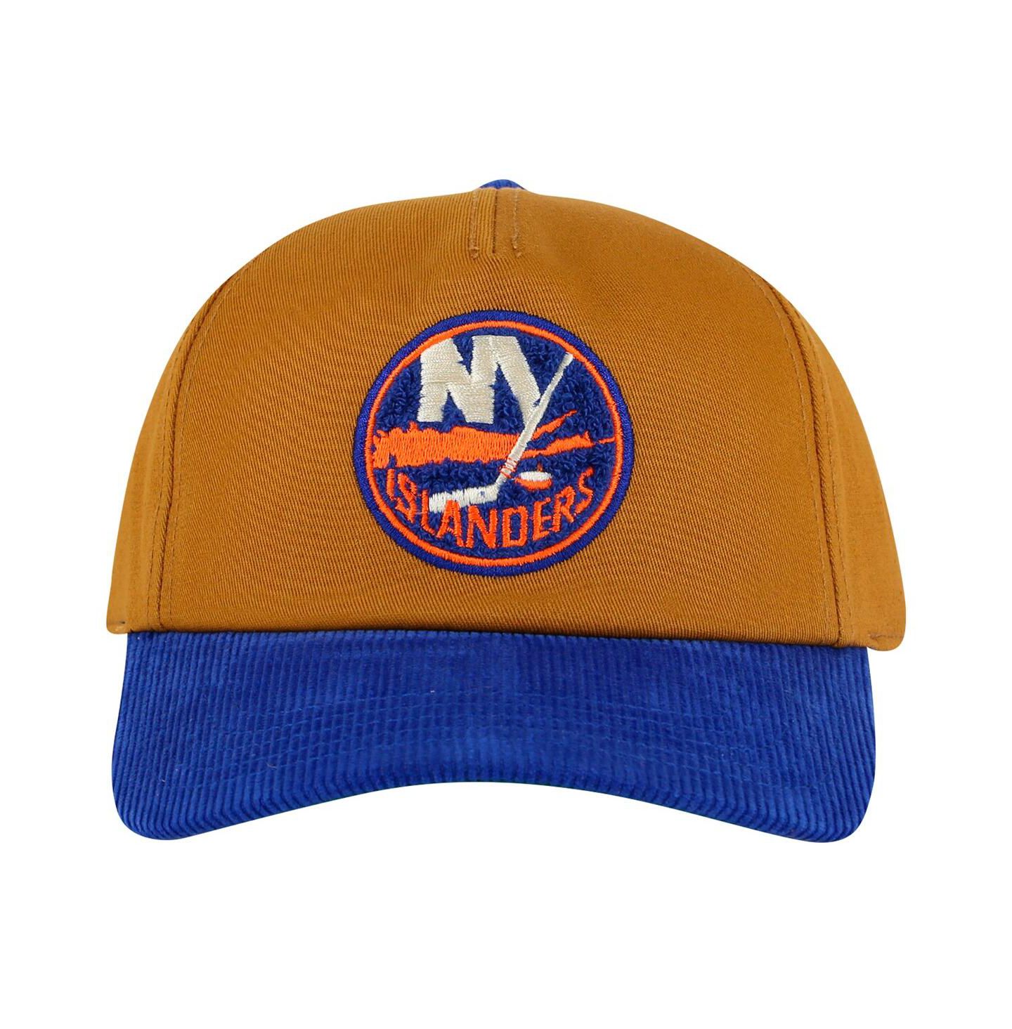 Мужская кепка American Needle Tan/Royal New York Islanders Burnett Adjustable Hat — фото 1