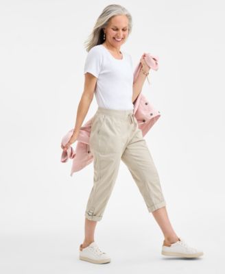 Women's Mid-Rise Pull-On Capri Pants, Exclusively at Macy's