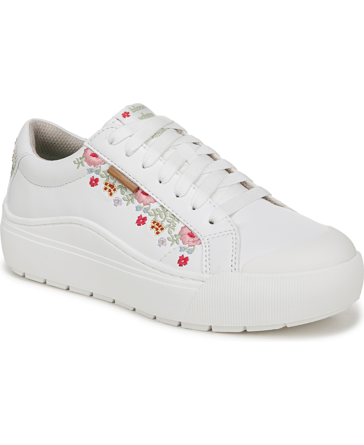 DR. SCHOLL'S WOMEN'S TIME OFF LACE UP PLATFORM SNEAKERS 
