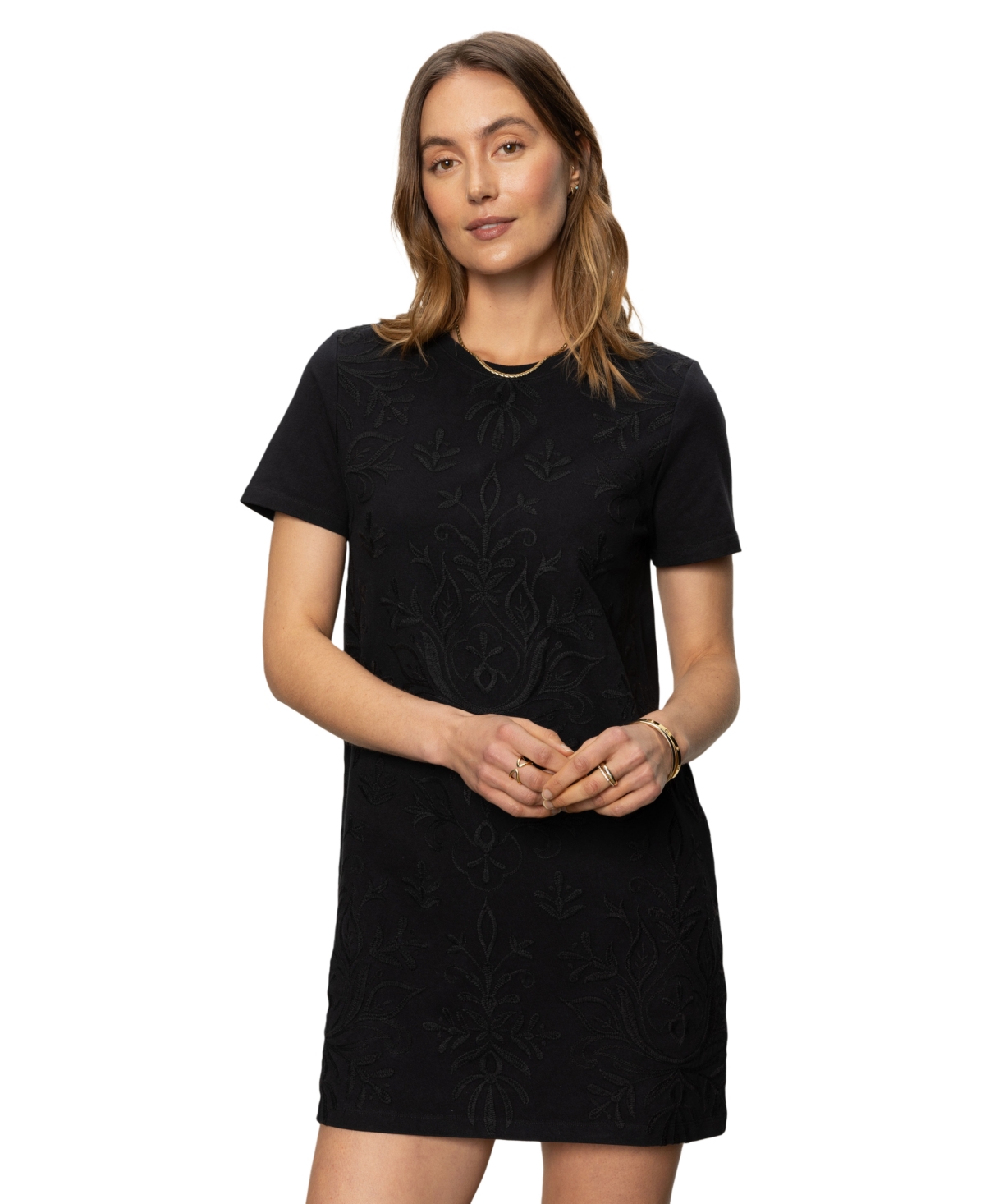 Sanctuary Women's The Only One Embroidered Cotton Dress In Black