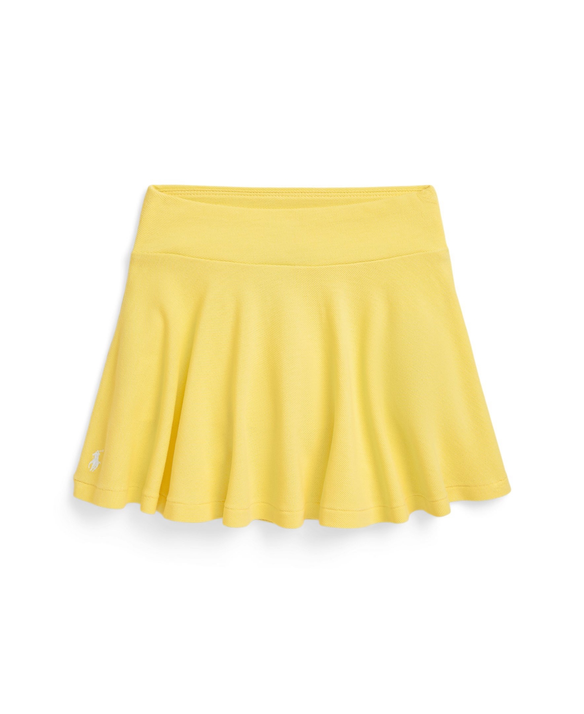 Polo Ralph Lauren Toddler And Little Girls Stretch Mesh Skort In Yellow