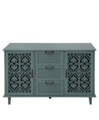 2 Door 3 Drawer Cabinet, American Furniture, Suitable for Bedroom, Living Room, Study