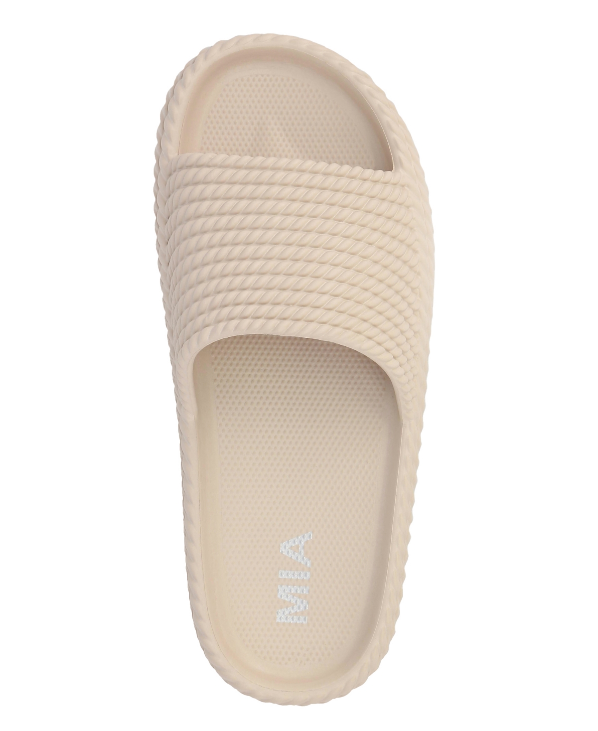 Mia Luvly Slide Sandal In Sand