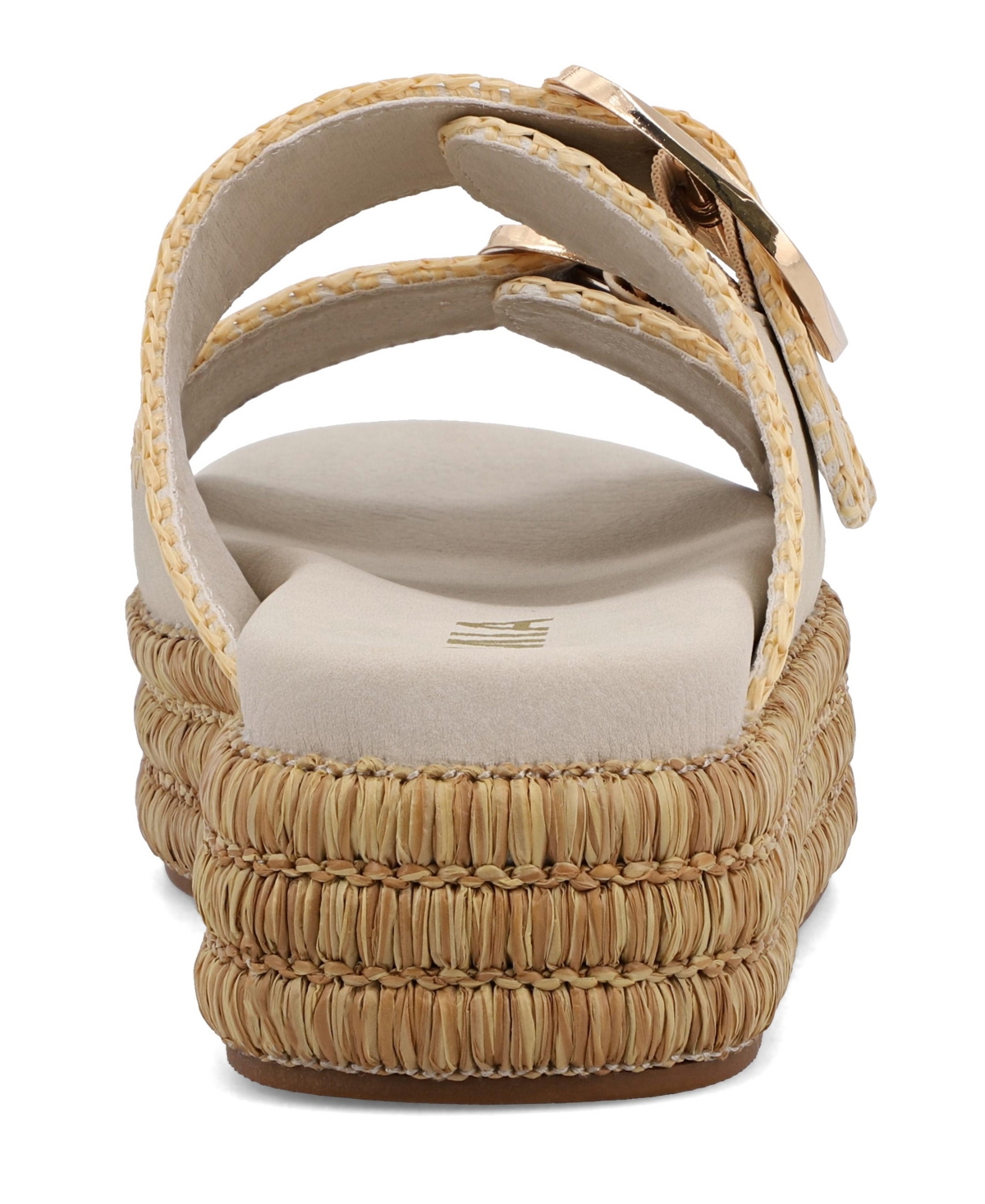 Mia Women's Mieko Flatform Slip-on Slide Sandals In Seashell
