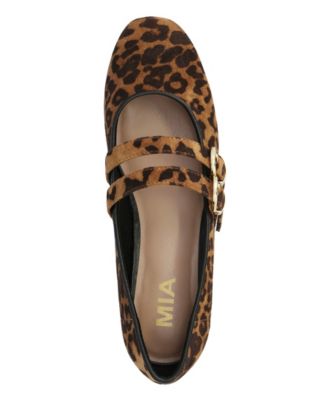 MIA Women's Radia-N Double Buckle Round Toe Flats