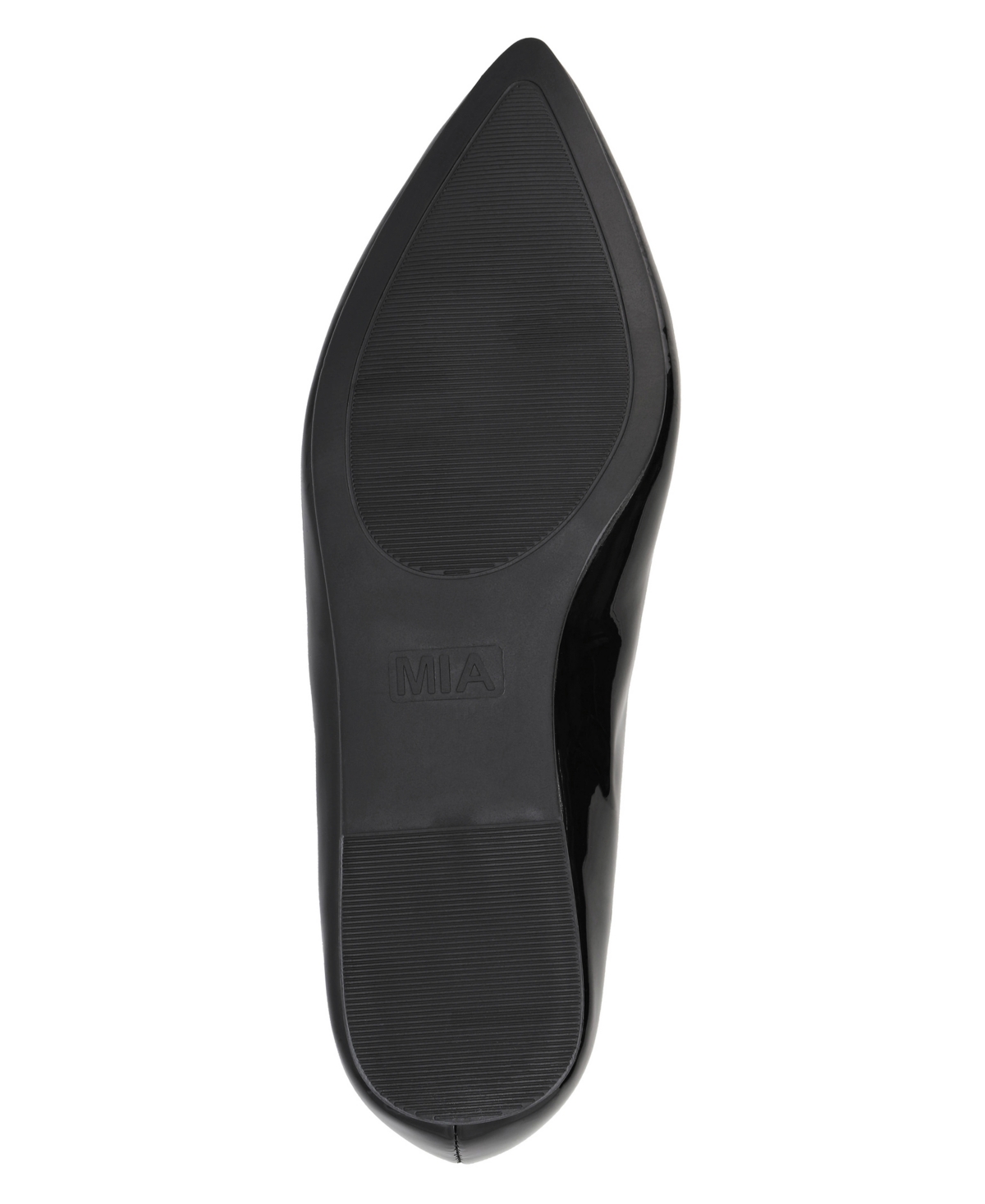 Mia Avi Pointed Toe Flat In Black