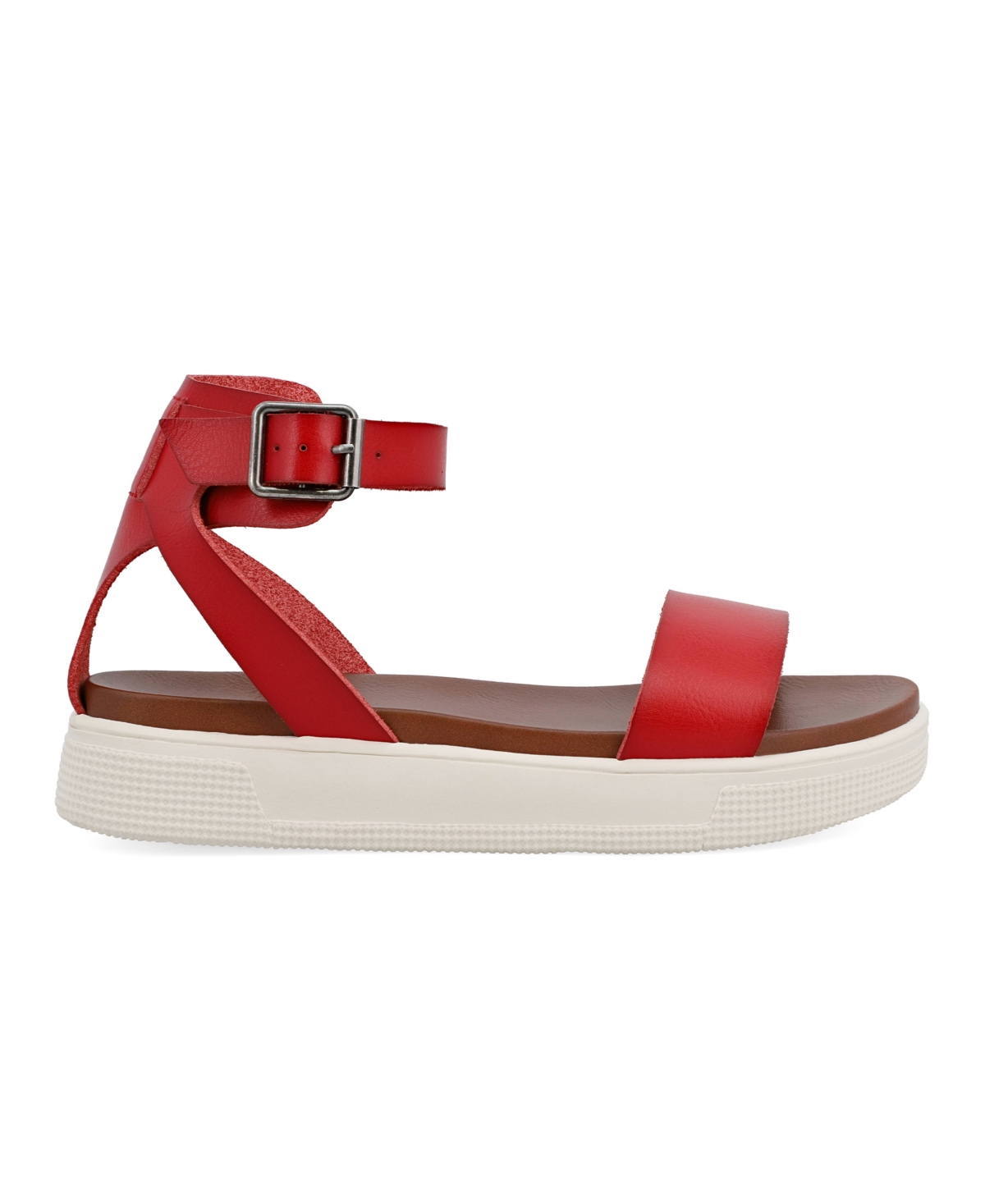 Mia Women's Ellen Round Toe Sandals In Red