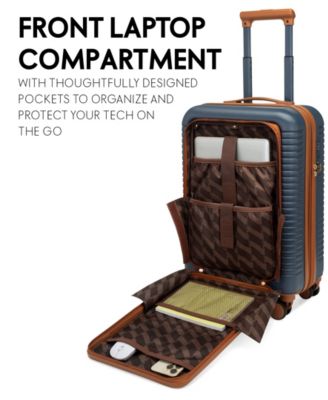 Escape 22.5" Expandable Carry-On Suitcase with Front Laptop Pocket