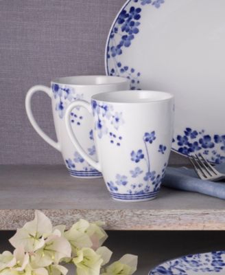 Bloomington Road 4.75" Set of 4 Mugs, Service for 4