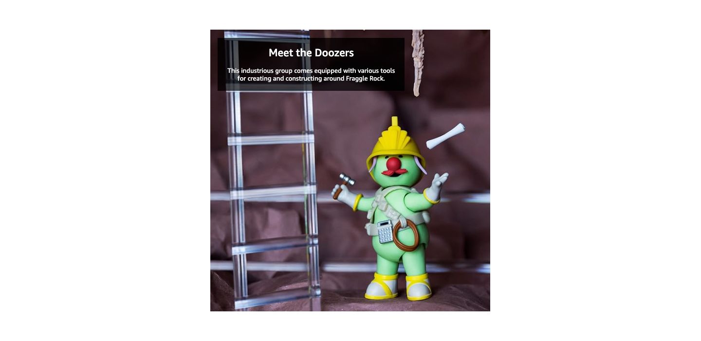 Детские фигурки Fraggle Rock Doozer with Cotterpin and Architect Articulated Collectible Action Figures, 2-Pack, Ages 8+, цвет: Open Miscellaneous — фото 3