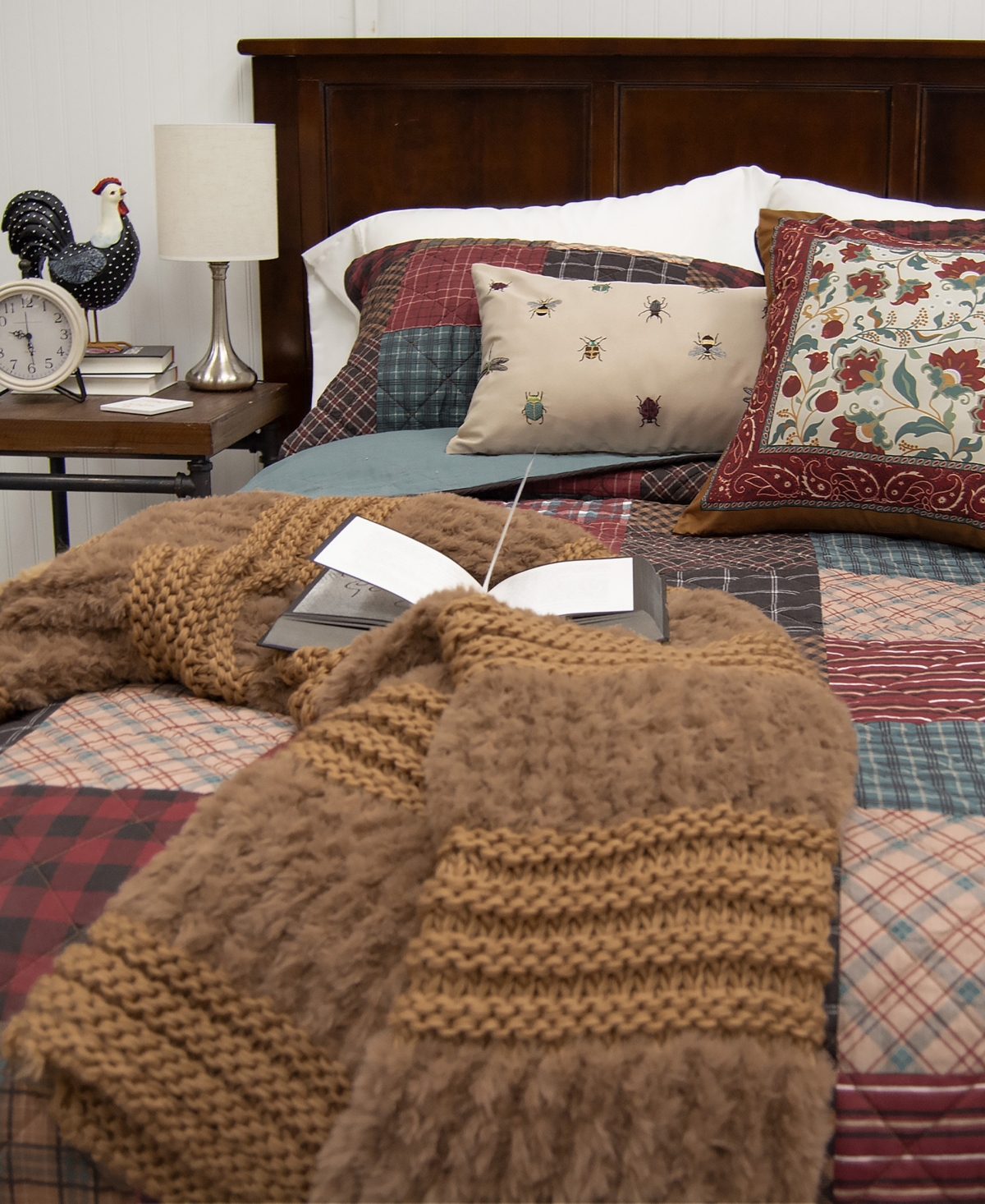 Donna Sharp Appalachia Plaid 3-pc. Quilt Set, King In Multi
