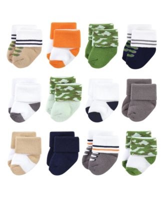 Cotton Rich Baby Terry Socks 24-Pack Set