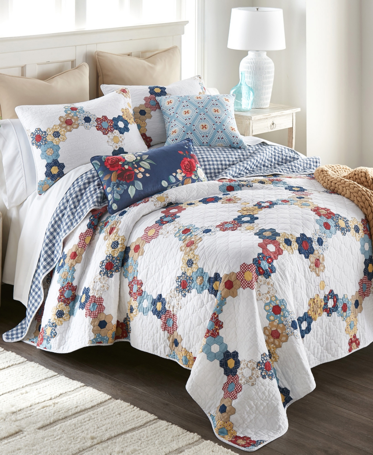 Donna Sharp Prairie Traditional 3-pc. Quilt Set, King In Multi