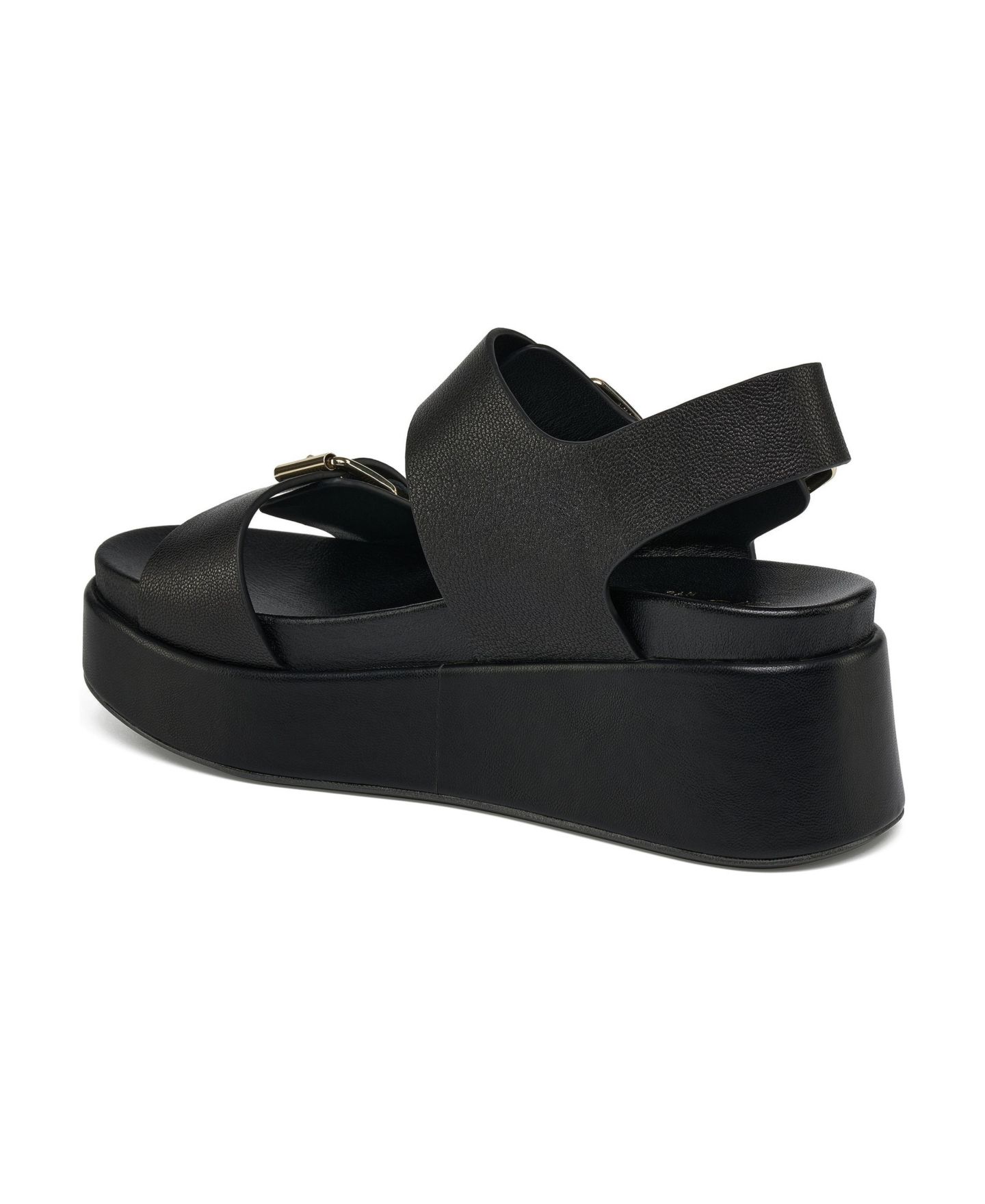 Женские сандалии JSlides Brooke Sandal, цвет: Чёрный кожаный — фото 2