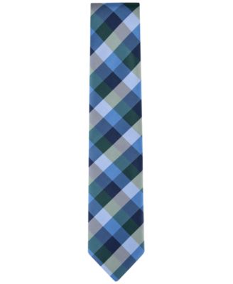 Men's Buffalo Plaid Tartan Tie