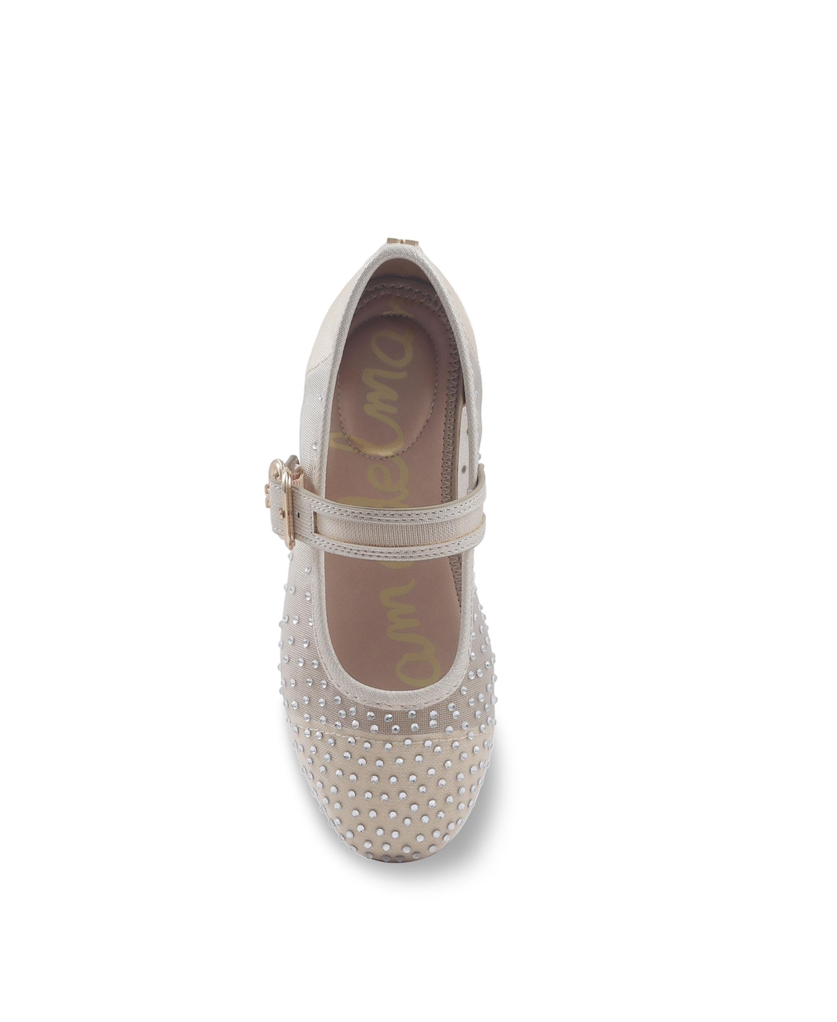 Sam Edelman Little And Big Girls Maeve Fade Mary Jane In Champagne